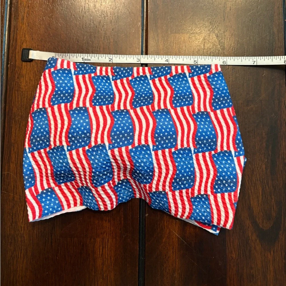 Patriotic American Flag Hair Bow Headband